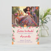 Invitation d'anniversaire de la princesse d'Amériq (Debout devant)