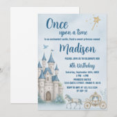 Invitation d'anniversaire de la princesse de Couro (Devant / Derrière)