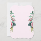 Invitation d'anniversaire de la Princesse enchanté (Dos)