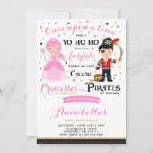 Invitation D'Anniversaire De La Princesse Et Du Pi (Devant)