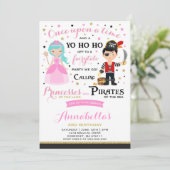 Invitation D'Anniversaire De La Princesse Et Du Pi (Debout devant)