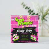 Invitation d'anniversaire de la princesse fraîche (Debout devant)