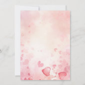 Invitation d'anniversaire de la princesse rose (Dos)