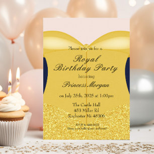 Invitation d'anniversaire de la princesse Royal Go
