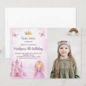 Invitation d'anniversaire de la princesse royale (Devant / Derrière)