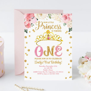 Invitation d'anniversaire de la princesse royale