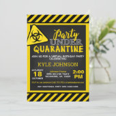 Invitation d'anniversaire de la quarantaine (Debout devant)