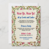 Invitation d'anniversaire de la Renaissance médiév (Devant)