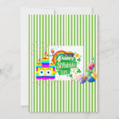 Invitation d'anniversaire de la Saint-Patrick (Devant)