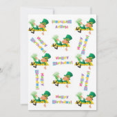 Invitation d'anniversaire de la Saint-Patrick (Devant)