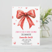 Invitation d'anniversaire de la Saint-Valentin ché (Debout devant)