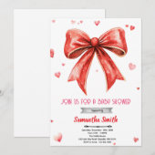 Invitation d'anniversaire de la Saint-Valentin ché (Devant / Derrière)