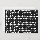 Invitation d'anniversaire de l'agent secret (Dos)