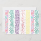 Invitation d'anniversaire de lapin, tout âge, ęr (Dos)