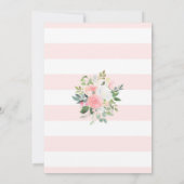 Invitation d'anniversaire de lapin un certain (Dos)