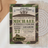 Invitation d'anniversaire de l'Armée