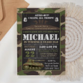 Invitation d'anniversaire de l'Armée