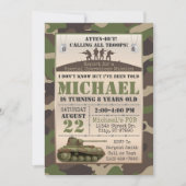 Invitation d'anniversaire de l'Armée (Devant)