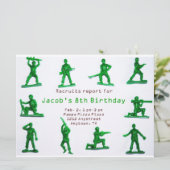 Invitation d'anniversaire de l'Armée des Garçons (Debout devant)