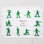 Invitation d'anniversaire de l'Armée des Garçons (Dos)