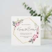 Invitation d'anniversaire de laurier floral, class (Debout devant)