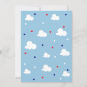 Invitation d'anniversaire de l'avion Boy / Flies d (Dos)