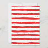 Invitation d'anniversaire de l'elfe de fête (Dos)