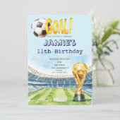 Invitation d'anniversaire de l'enfant de la Coupe  (Debout devant)