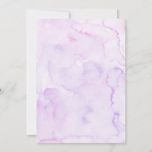 Invitation d'anniversaire de l'enfant papillon ros (Dos)