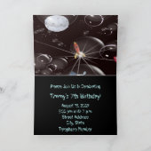 Invitation d'anniversaire de l'espace du garçon (Intérieur)