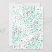 Invitation d'anniversaire de l'espace extra-atmosp (Dos)