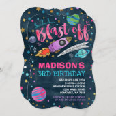 Invitation d'anniversaire de l'espace Partie spati (Devant / Derrière)