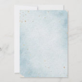 Invitation d'anniversaire de l'espace | Premier an (Dos)