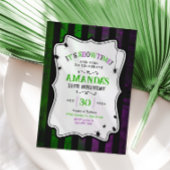 Invitation d'anniversaire de l'Halloween du scarab