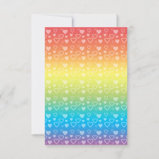 Invitation d'anniversaire de licorne (Dos)