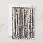 Invitation d'anniversaire de Lil' Sheriff Teddy Be (Dos)