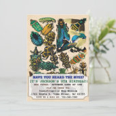 Invitation d'anniversaire de l'insecte des bogues (Debout devant)