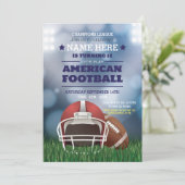 Invitation d'anniversaire de l'Invitation américai (Debout devant)