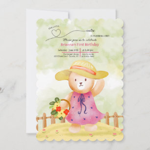 Invitation d'anniversaire de Little Cutie