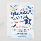 Invitation d'anniversaire de Little Firecracker (Devant)
