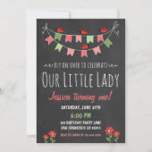Invitation d'anniversaire de Little Ladybug (Devant)
