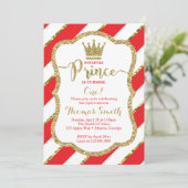 Invitation d'anniversaire de Little Prince, Rouge, (Debout devant)