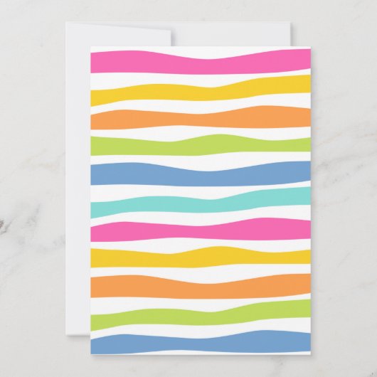 Invitation d'anniversaire de Llama Cactus rose (Dos)