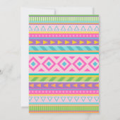 Invitation d'anniversaire de Llama, Invitation de  (Dos)