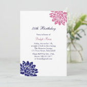 Invitation d'anniversaire de Lotus Flower (Debout devant)