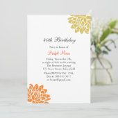 Invitation d'anniversaire de Lotus Flower (Debout devant)