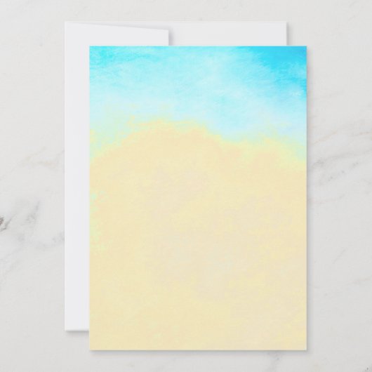 Invitation d'anniversaire de Luau Invitation hawaï (Dos)