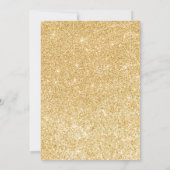 Invitation d'anniversaire de l'Unicorne en hiver (Dos)