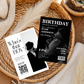Invitation d'anniversaire de magazine éditorial él