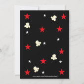 Invitation d'anniversaire de maïs éclaté de bande (Dos)